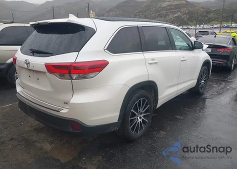 2018 Toyota Highlander Se from USA, damaged, VIN 5TDKZRFHXJS535612